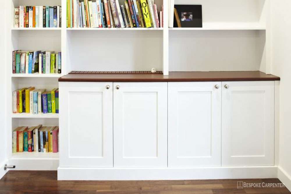 Custom fitted cabinets