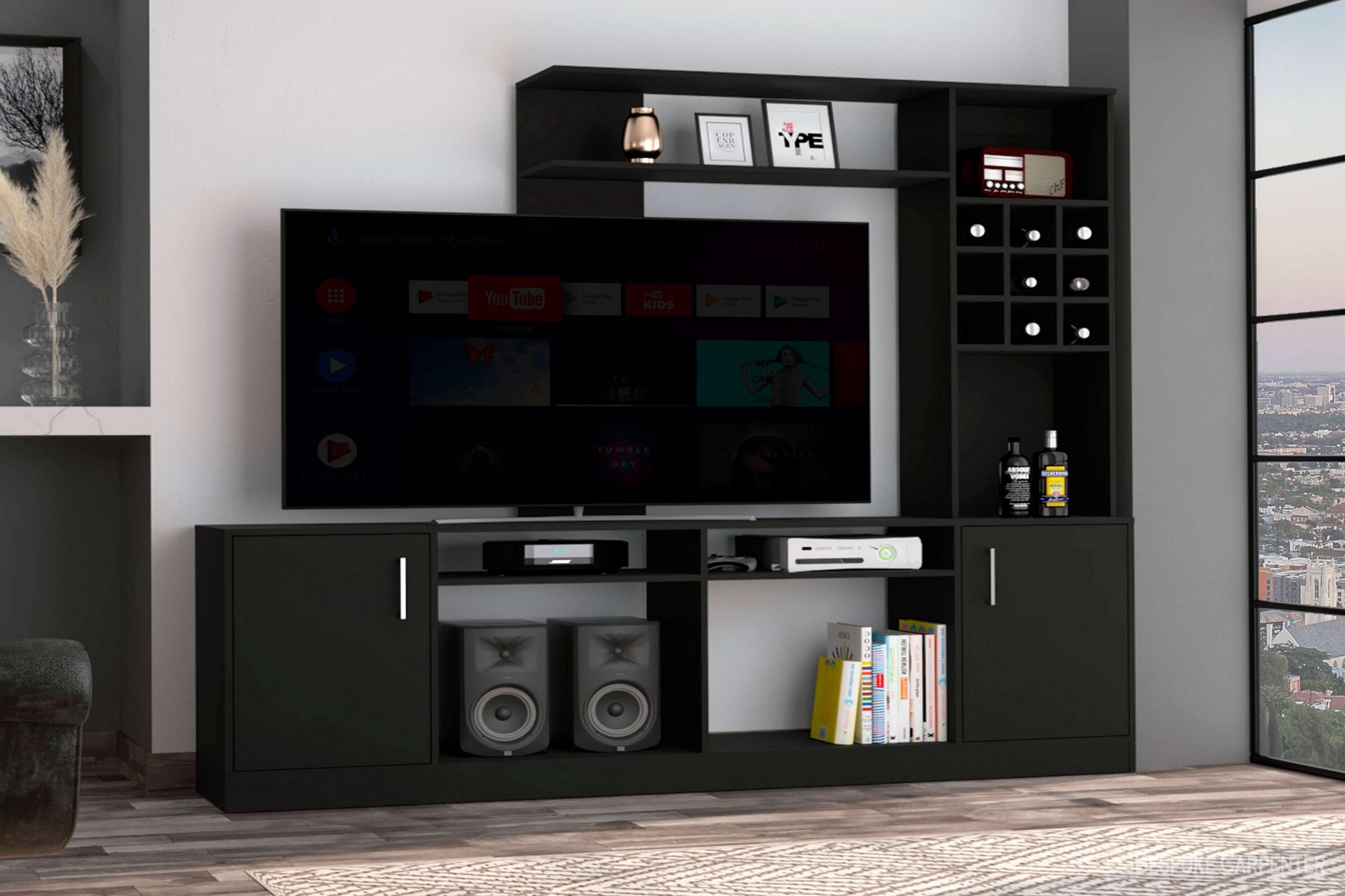 Fitted entertainment unit
