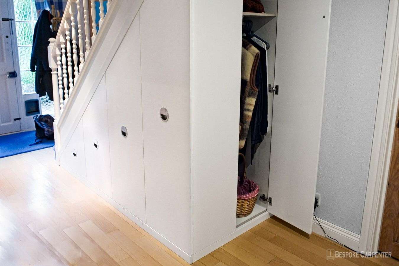 tailor-made understairs storage