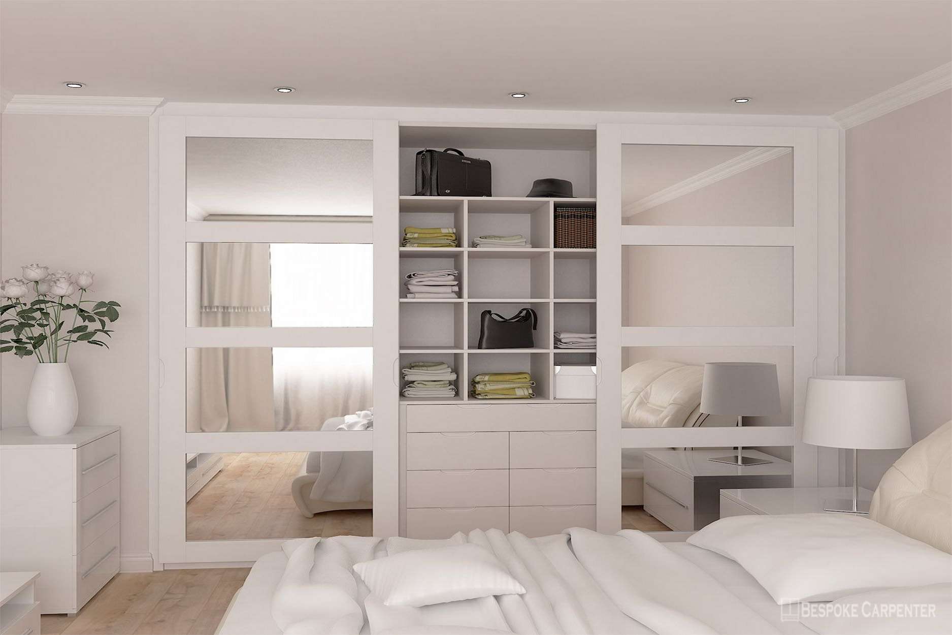 Fitted bedroom wardrobe